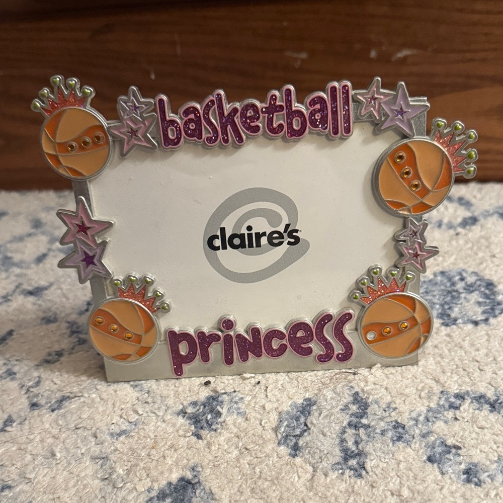 Claire's Basketball Princess Picture Frame